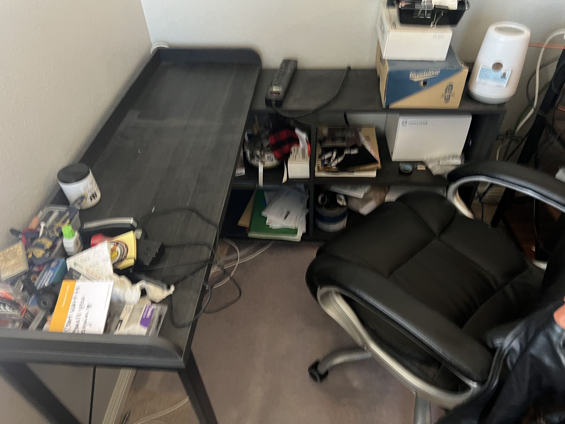 Desk And Chair Set Good Condition