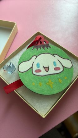 Hand Painted Cinnamoroll Ornament