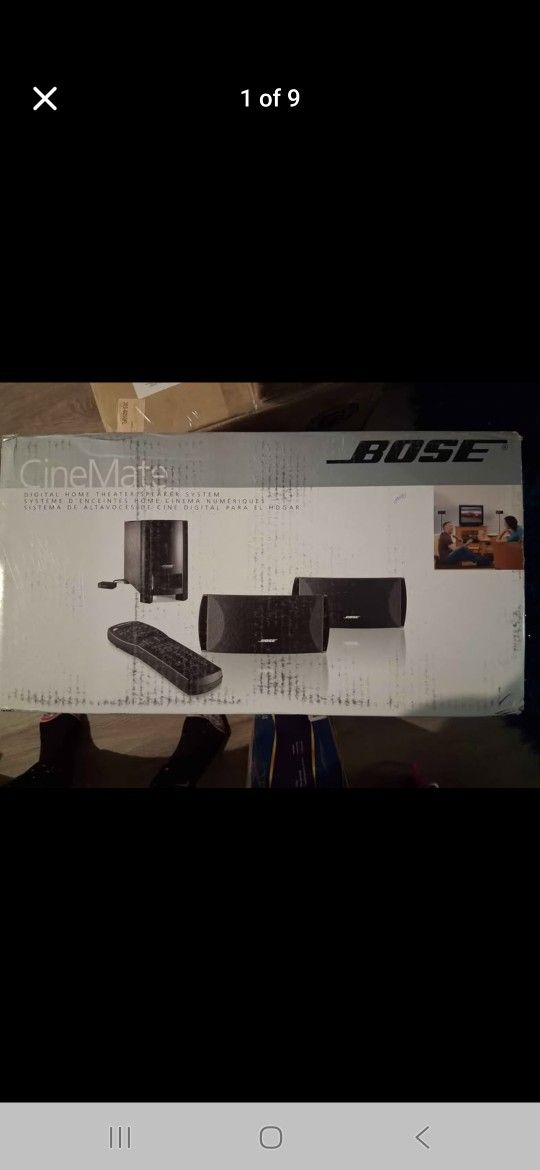 Bose Vinemate Speaker Home Theater New In Box Retail $479