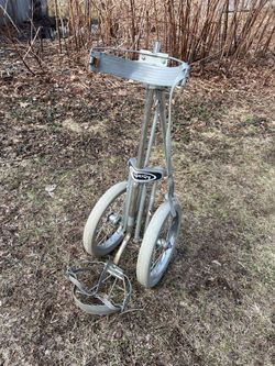 vintage Ajay Roll King golf pull cart