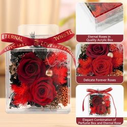 Real Red Roses Last for up to three to five years  Hand made by florists