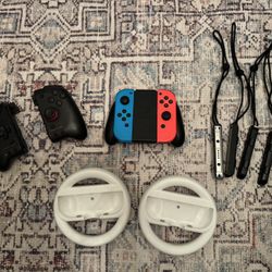 Nintendo Switch 1 - Joy Cons and accessories 