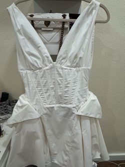 House of CB white dress
