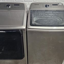 Great Working Super Capacity Samsung Washer And Dryer Set 