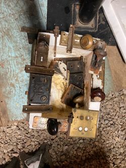 Antique Door handles& lock hardware