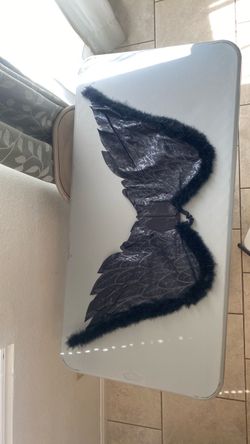 Black feather Costume wings