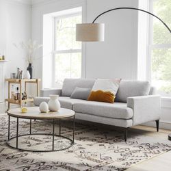 West Elm Andes 76.5" Sofa - Twill Stone
