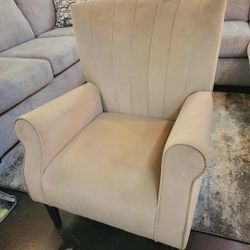 New Beige Accent Chair 