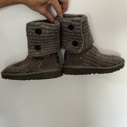 UGG Australia Girl Boots Grey Size 8