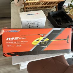 OMPHobby M2 EVO MK2 PNP Electric Helicopter (White) w/Dual Brushless Motors