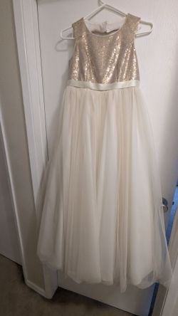 David’s Bridal flower girl dress (size 12)