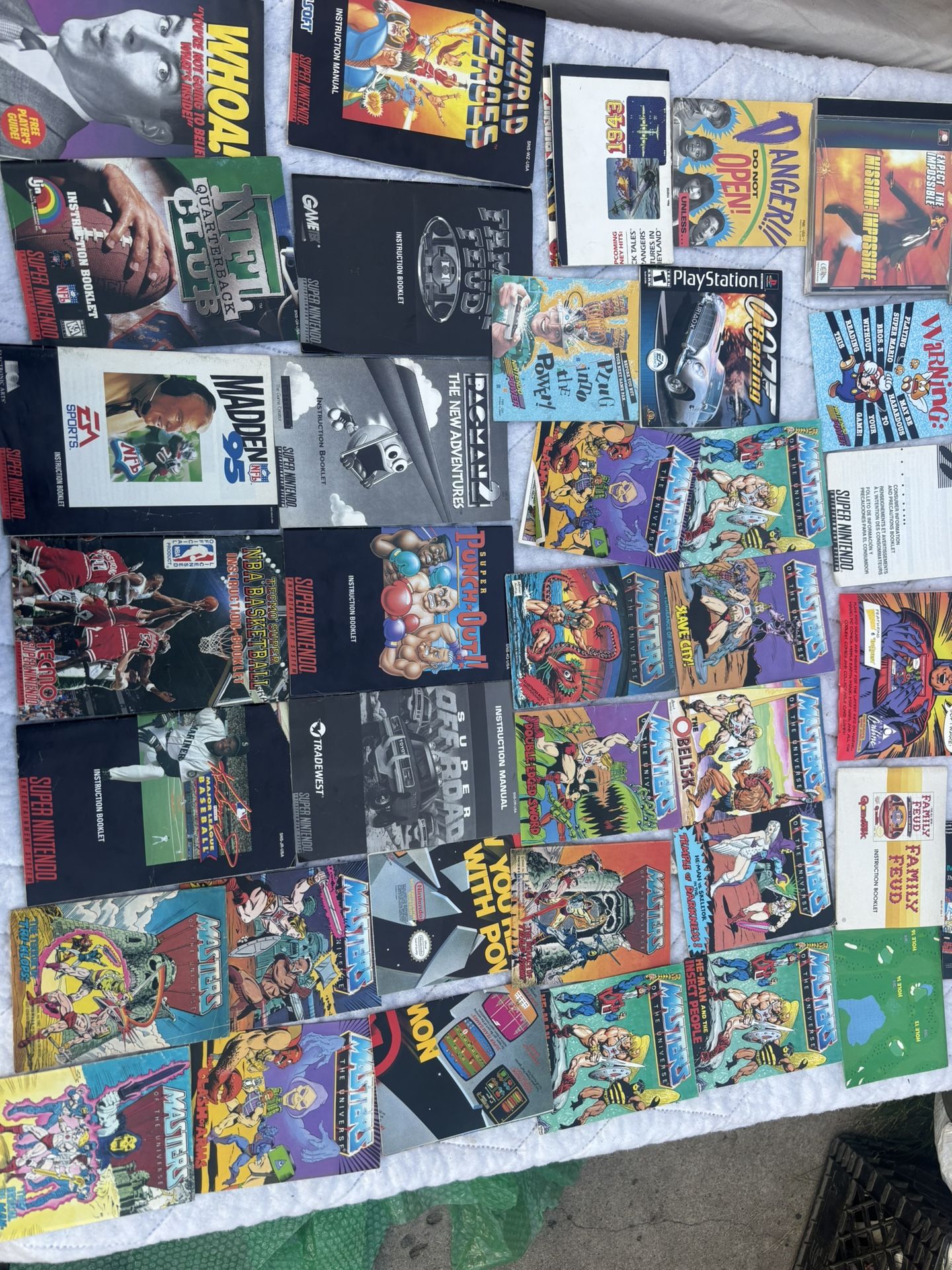 Nintendo And More Game Manuals