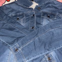 Buffalo David Bitton Blue Denim Button Up Shirt