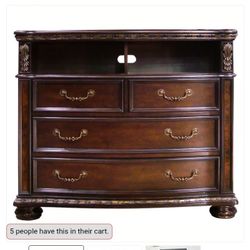 Queen Size Bedroom Set Cherry Wood