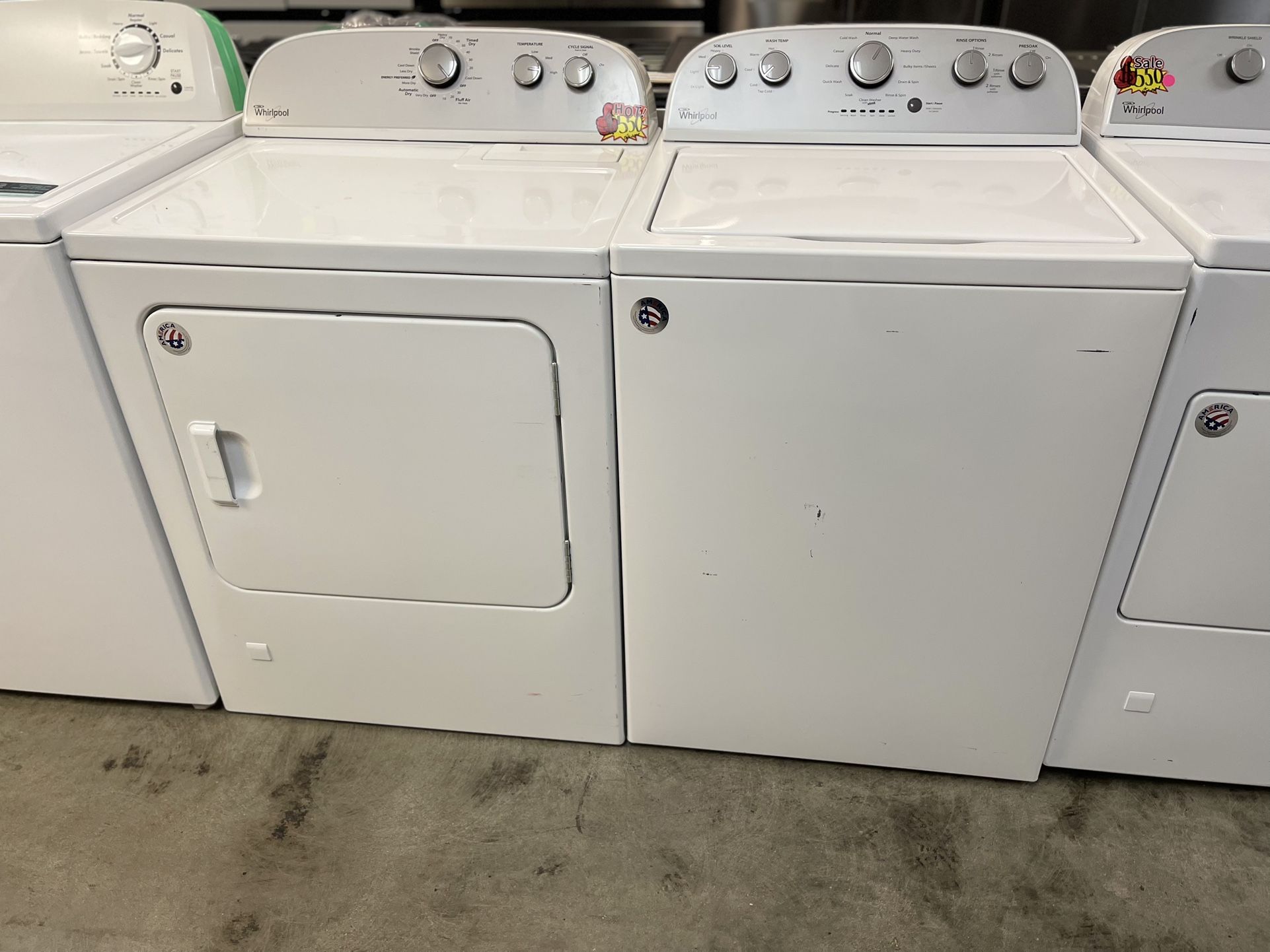 Whirlpool Washer And Dryer Gas Set
