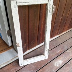 Antique Window Frame No Glass 