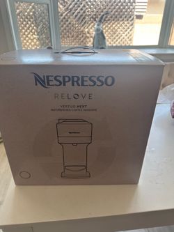 Nespresso vertua relove machine in box