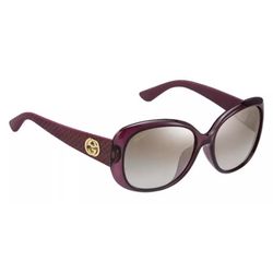 BRAND NEW AUTHENTIC GUCCI SUNGLASSES GG3794/F/S LWN PURPLE GRADIENT LENSES
