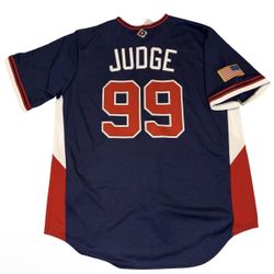 Aaron Judge USA Baseball 2026 World Baseball Classic Navy Jersey - Large