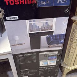 Toshiba 10,000 (DOE) BTU 115-Volt Smart Wi-Fi Portable Air Conditioner up to 450 sq. ft. Cools and Dehumidifies