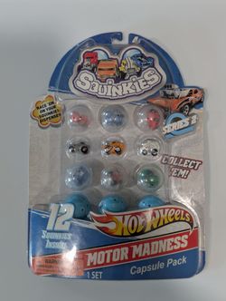 Hot Wheels Squinkies Series 2 Car Set 12 Pack Toys