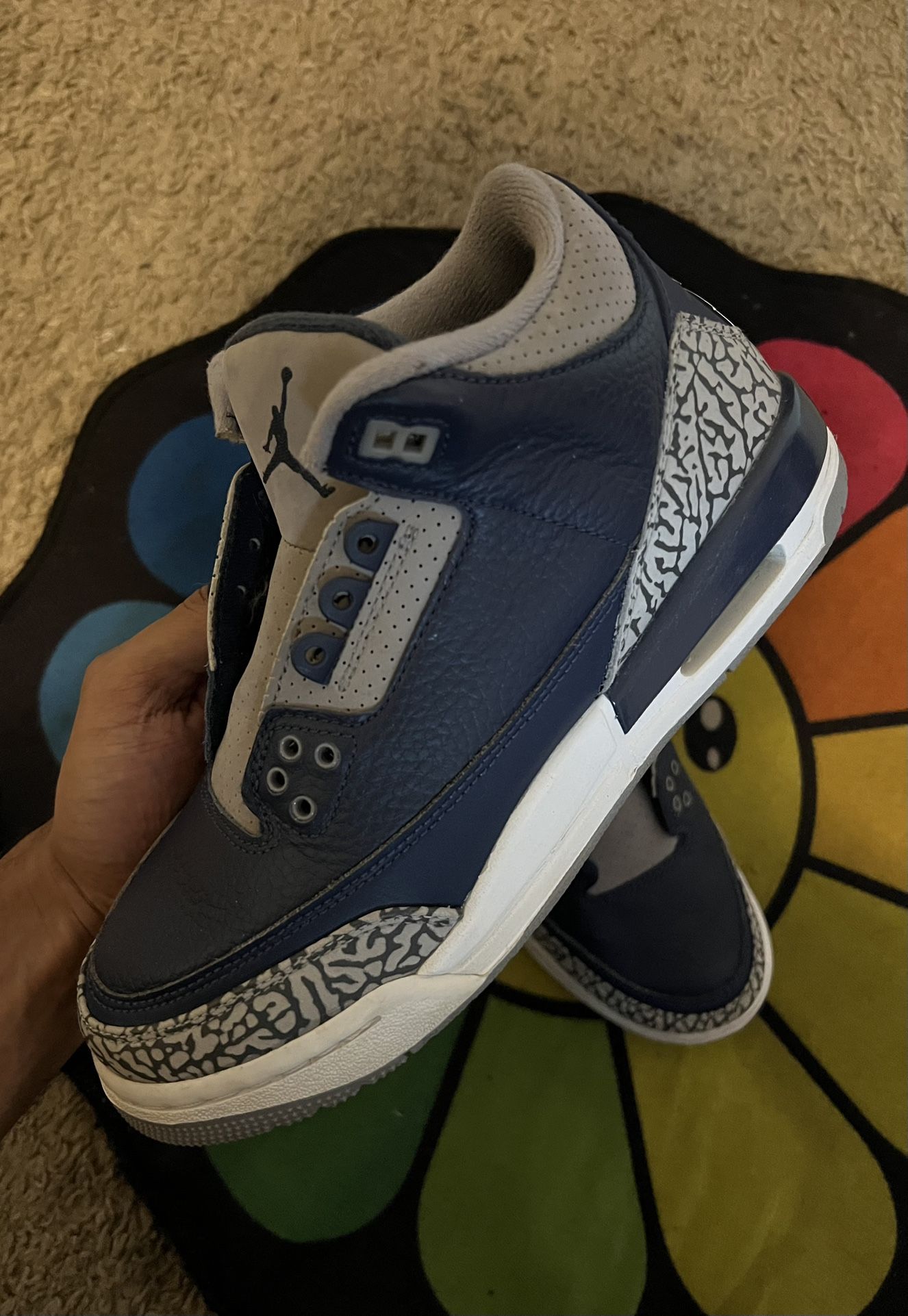 Jordan 3 Georgetown Size 7