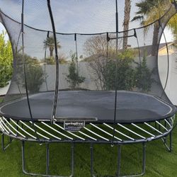Spring Free Trampoline 11 X 11 Large Square – Really Good Condition