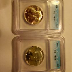 2- 1964 SMS (Accented Hair) ICG Certified Proof Coins