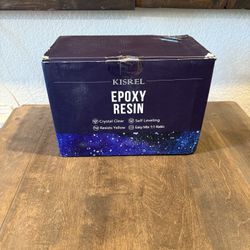 KISREL EPOXY RESIN Crystal Clear Resists Yellow Self Leveling Easy Mix 1:1 Ratio