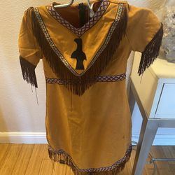 Native American Dress Up for Girls Halloween Kids Indigenous 9-10  Yrs 