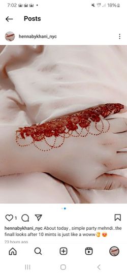 Original Henna $15 Hand