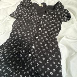Black And White Romper