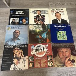 🎶 45+ Vintage Vinyl Records – Sinatra, Dolly, Elvis, Supremes, Kenny, Barry White & More!