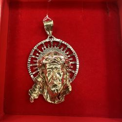 Jesus Face Pendant | 10K | 13.7G