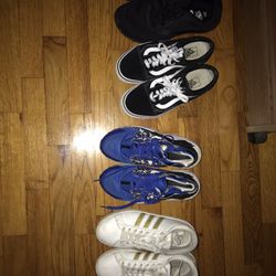 VANS, HURACHES, ADIDAS, AND BLACK SNEAKERSS!