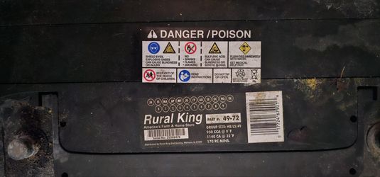 H8/L5/49 car battery