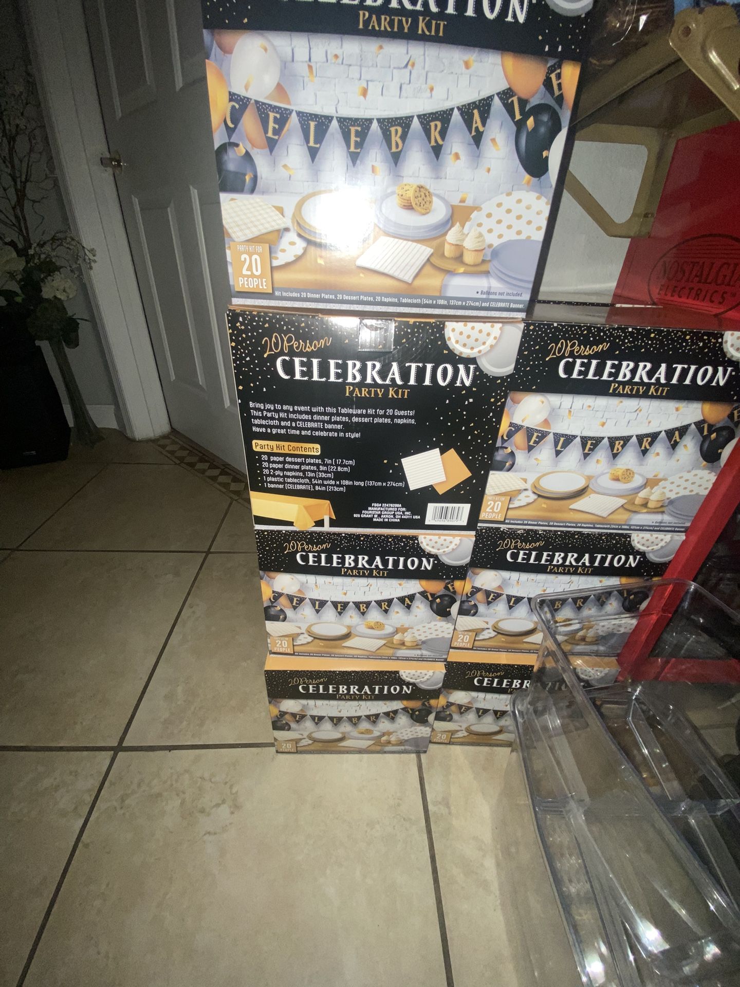 Party In A Box(5 Boxes) 20 Pieces Each Box