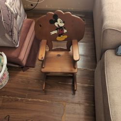 Mickey Mouse Small Rocking Chair 