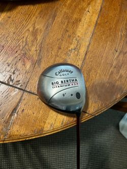 Callaway Big Bertha 9 degree Driver