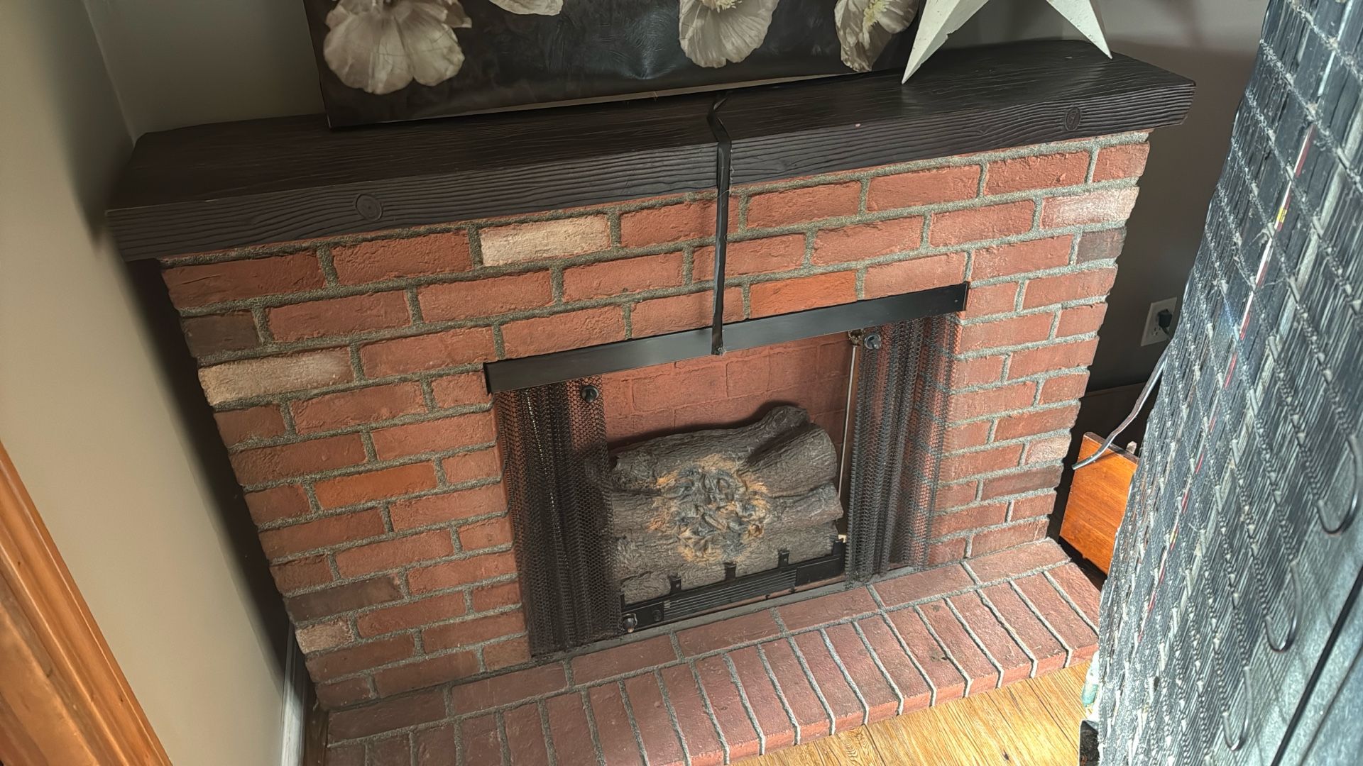 Old Fake Fire Place