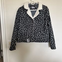 Leopard Print, Disney Mickey Mouse Corduroy Jacket