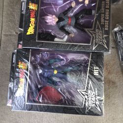 Dragonball Super Dragon Stars Complete Series 4 : Hit, Goku Rose, Goku, Vegeta, Trunks, and Zamasu + Fused Zamasu