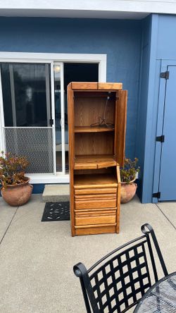 Oak cabinet