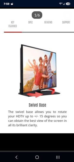 40 in Sceptre Roku included TV
