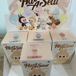 Authentic Labubu The Monsters Have a Seat Vinyl Boxes 