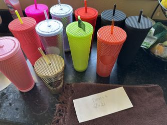 Studded Starbucks Cups 