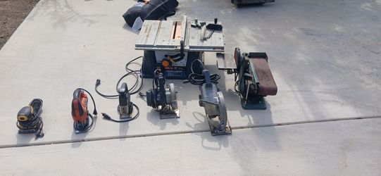 Ryobi 10" Table Saw and Power Tool Lot