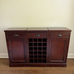 Three Piece Console / Wine Rack  