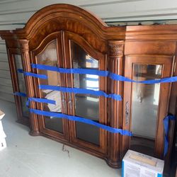 Wooden China Cabinet
