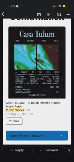2 House music tkts tonight